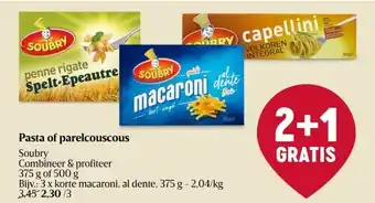 Delhaize Pasta of parelcouscous aanbieding