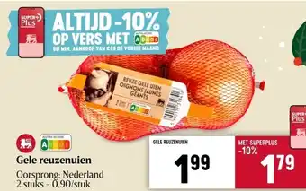 Delhaize Gele reuzenuien aanbieding