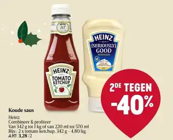Delhaize Koude saus aanbieding