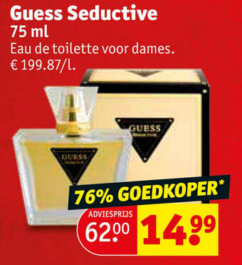 Kruidvat Guess Seductive 75 mL aanbieding