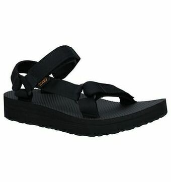 Torfs Teva Midform Zwarte Sandalen aanbieding