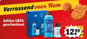 Kruidvat Adidas UEFA geschenkset aanbieding