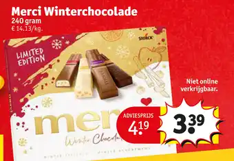 Merci Winterchocolade 240 gram