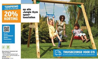 Op alle Jungle Gym speel- toestellen
