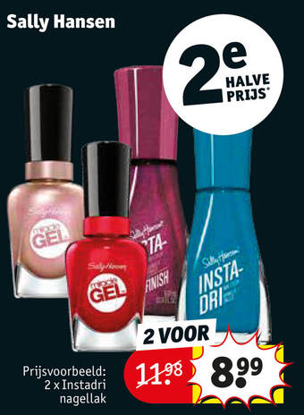 Kruidvat Sally Hansen 2 x Instadri nagellak aanbieding