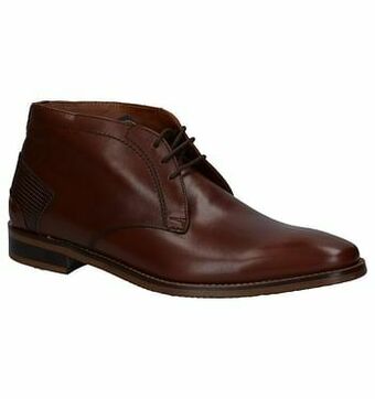 Torfs Ambiorix Funnix-a Bruine Hoge Geklede Veterschoenen aanbieding