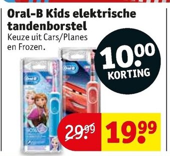 Kruidvat Oral-B Kids elektrische tandenborstel aanbieding