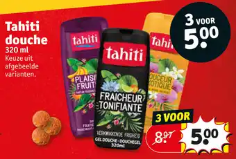 Kruidvat Tahiti douche 320mL aanbieding