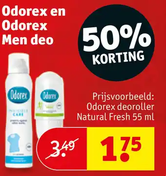 Kruidvat Odorex en Odorex Men deo aanbieding