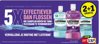 LISTERINE 3x mondwater Total Care 500 ml