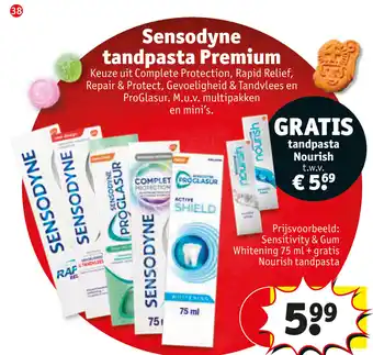 Kruidvat Sensodyne tandpasta Premium aanbieding