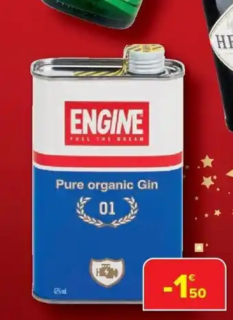 Carrefour Engine pure organic gin aanbieding