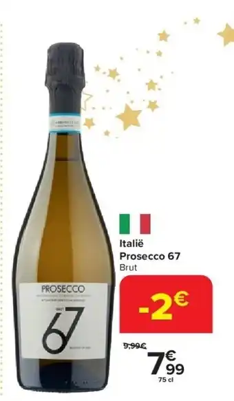 Carrefour Italië prosecco 67 aanbieding