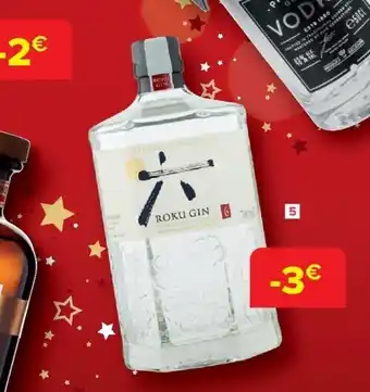 Carrefour Japanse gin roku aanbieding