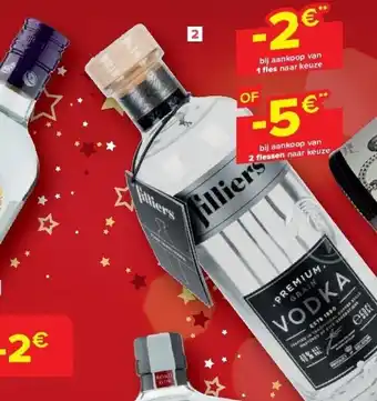 Carrefour Wodka filliers aanbieding