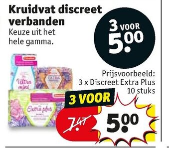 Kruidvat Kruidvat discreet verbanden aanbieding
