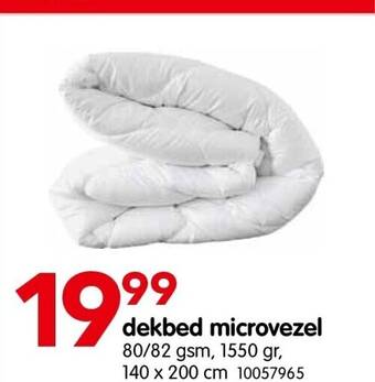 Yess Dekbed microvezel aanbieding