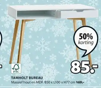 Jysk Tamholt bureau aanbieding