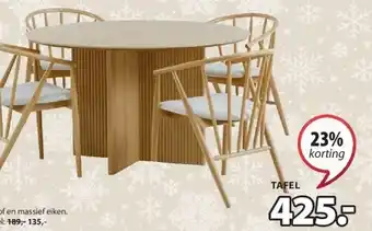 Jysk Vesterborg tafel aanbieding