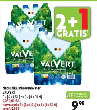 Smatch Natuurlijk mineraalwater valvert aanbieding