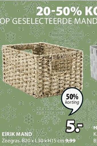 Jysk Eirik mand aanbieding