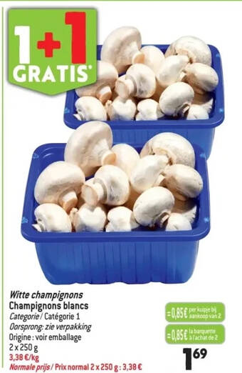 Match Witte champignons champignons blancs aanbieding