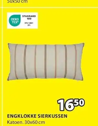 Jysk Engklokke sierkussen aanbieding