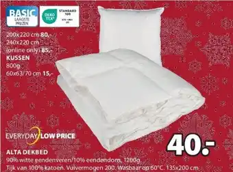 Jysk Alta dekbed aanbieding