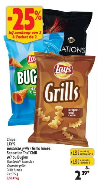 Match Chips lay's aanbieding