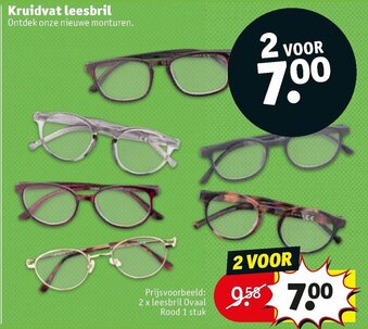 Kruidvat Kruidvat leesbril aanbieding