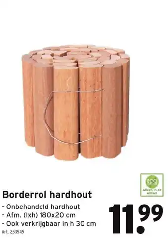 GAMMA Borderrol hardhout aanbieding