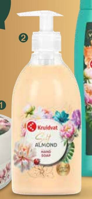 Kruidvat Handzeep amandel 500 ml aanbieding