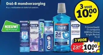 Kruidvat Oral-B mondverzorging aanbieding