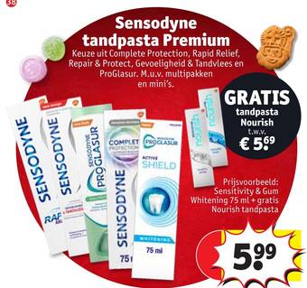 Kruidvat Sensodyne tandpasta Premium aanbieding
