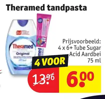 Kruidvat Theramed tandpasta aanbieding
