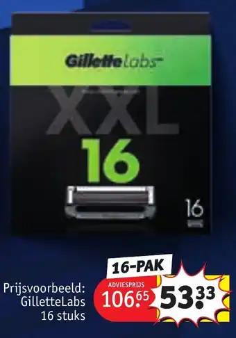 Kruidvat Gillette Labs 16 stuks aanbieding