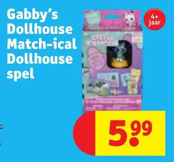 Kruidvat Gabby's Dollhouse Match-ical Dollhouse spel aanbieding