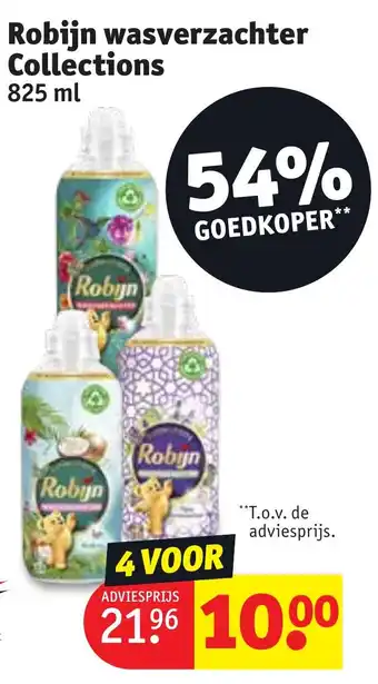 Kruidvat Robijn wasverzachter Collections 825 ml aanbieding