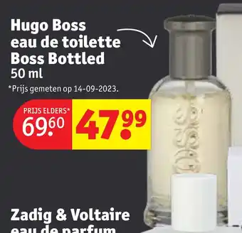 Kruidvat Hugo Boss eau de toilette Boss Bottled 50 ml aanbieding