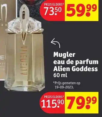 Kruidvat Mugler eau de parfum Alien Goddess 60 ml aanbieding