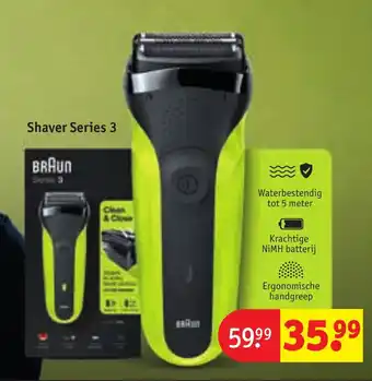 Kruidvat BRAUN Shaver Series 3 aanbieding