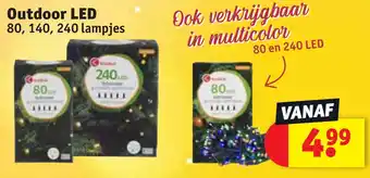 Kruidvat Outdoor LED 80, 140, 240 lampjes aanbieding
