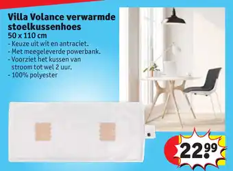 Villa Volance verwarmde stoelkussenhoes