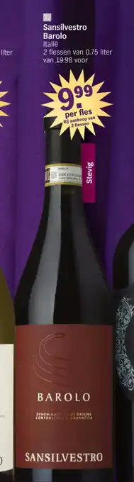 Albert Heijn Sansilvestro Barolo aanbieding