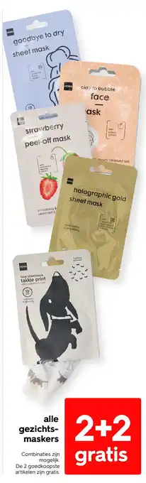 Alle gezichts-maskers