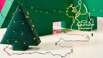 HEMA Takkie-buitenverlichting met 96 ledlampjes, 50 x 42 cm aanbieding