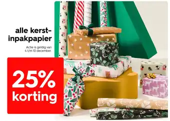 Alle kerst-inpakpapier