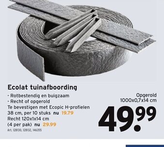 GAMMA Ecolat tuinafboording aanbieding