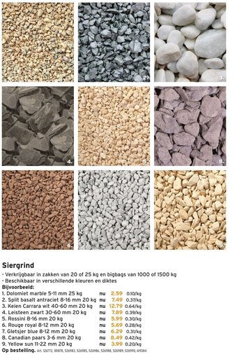 GAMMA Siergrind aanbieding