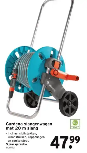 Gardena slangenewagen met 20 m slang
